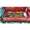 Image 2 : 2 TOOL BOXES WITH CONTENTS INCLUDING; DUO-FAST NAILER, COOL SHIELD SANDER, WRENCHES AND MORE