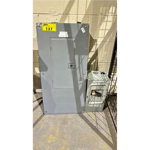 2 ELECTRICAL BOX *HAS NO BREAKER SWITCHES*