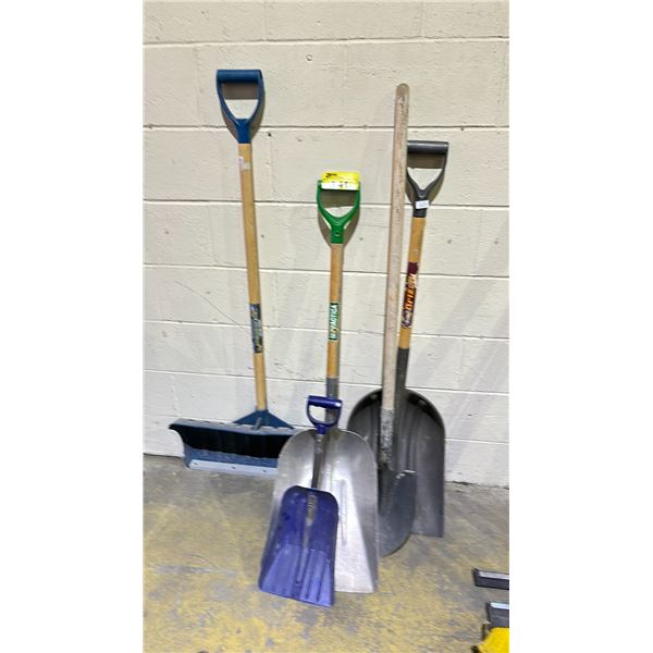 LOT OF ASSORTED SHOVELS