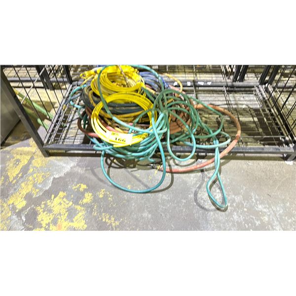 LOT OF ASSORTED AIR HOSE, AND MORE