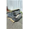 Image 2 : 6 BLACK POWDER COATED ALUMINUM TRUCK RIMS