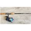 Image 2 : CABELA'S FISH EAGLE 50 6 1/2FT ONE PIECE FISHING ROD WITH SHAKESPEARE REEL