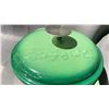 Image 2 : WOLFGANG PUCK CAST IRON AND ENAMEL LIDDED DUTCH OVEN POT