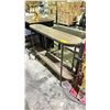 Image 1 : WOOD AND METAL HALL TABLE