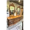 Image 2 : WOODEN DRESSER WITH MIRRORS