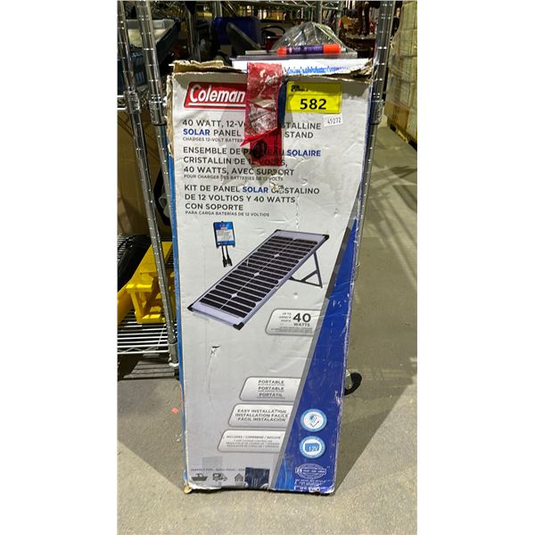 COLEMAN SOLAR PANEL