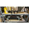 Image 3 : RACK OF ASSORTED ITEMS INCLUDING; SINK, STEP UP BOARD, WINCH, HONEY WELL FAN AND MORE *RACK NOT