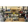 Image 2 : RACK OF ASSORTED ITEMS INCLUDING; PRACTICE TARGET, MUGS, GLASSES, CANDLE HOLDER AND MORE *RACK