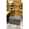 Image 2 : LOT OF ASSORTED ITEMS INCLUDING; WOODEN TRUNK, FLOOR LAMP, SIDE TABLE, RUG AND MORE