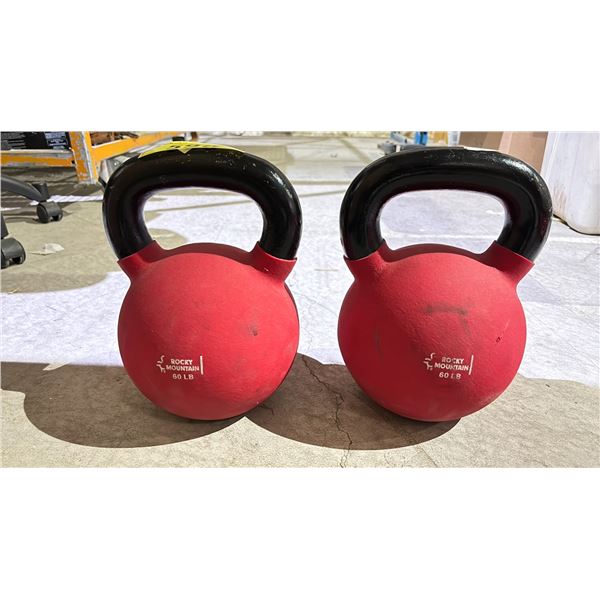 2- 60 POUND KETTLE BELLS