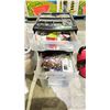 Image 3 : LOT OF ASSORTED ITEMS INCLUDING; BIKE RACK, 5 DRAWER PLASTIC ORGANISER, AND MORE