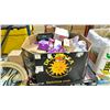 Image 1 : GAYLORD OF ASSORTED BARBIES, SHOES, FEMININE HYGIENE PRODUCTS, DISHWASHER DETERGENT AND MORE