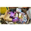 Image 2 : GAYLORD OF ASSORTED BARBIES, SHOES, FEMININE HYGIENE PRODUCTS, DISHWASHER DETERGENT AND MORE