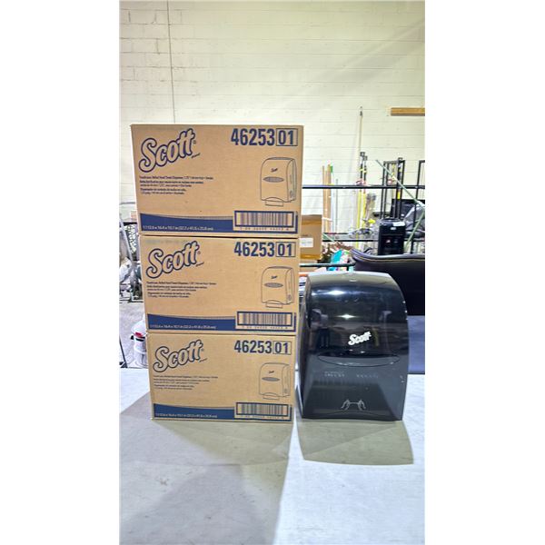 4- SCOTT PAPER TOWEL DISPENSERS