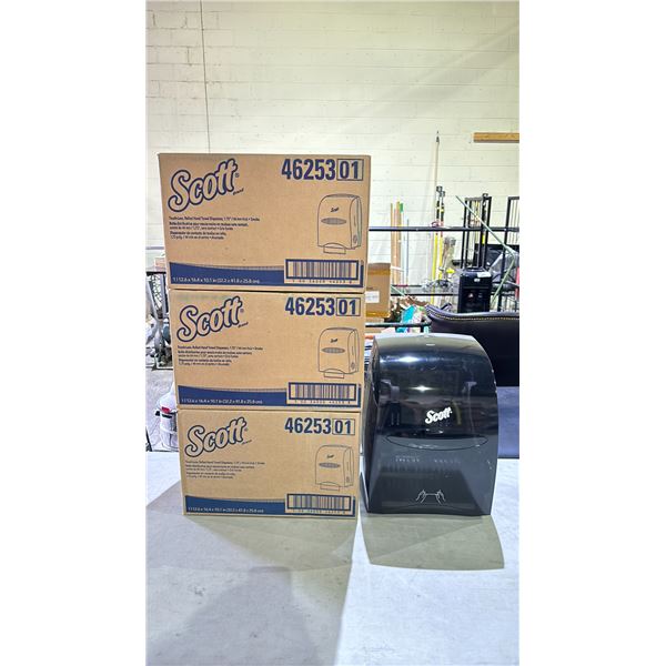 4- SCOTT PAPER TOWEL DISPENSERS