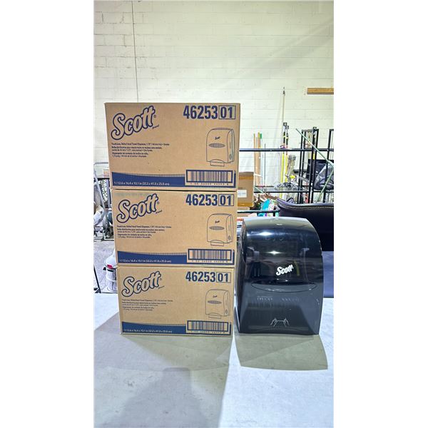 4- SCOTT PAPER TOWEL DISPENSERS
