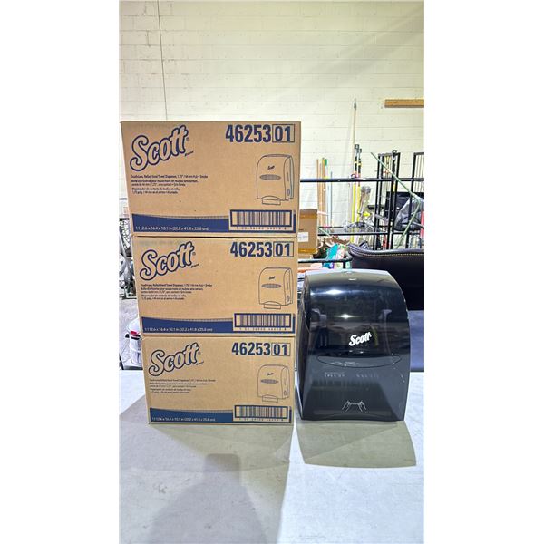 4- SCOTT PAPER TOWEL DISPENSERS