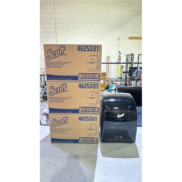 4- SCOTT PAPER TOWEL DISPENSERS