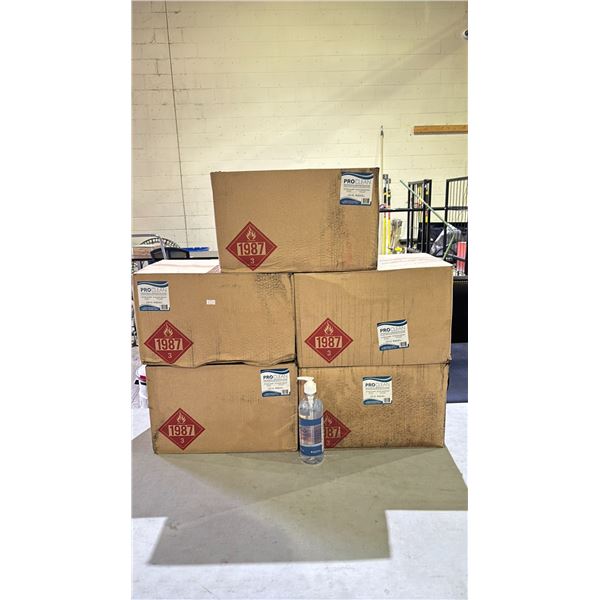 5- CASES OF PRO CLEAN GEL HAND SANITIZER 500ML BOTTLES