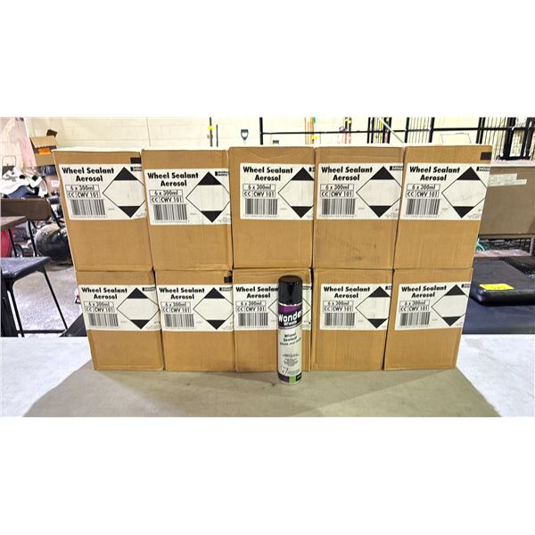 10 CASES OF WONDER WHEELS WHEEL SEALANT AEROSOL 300ML