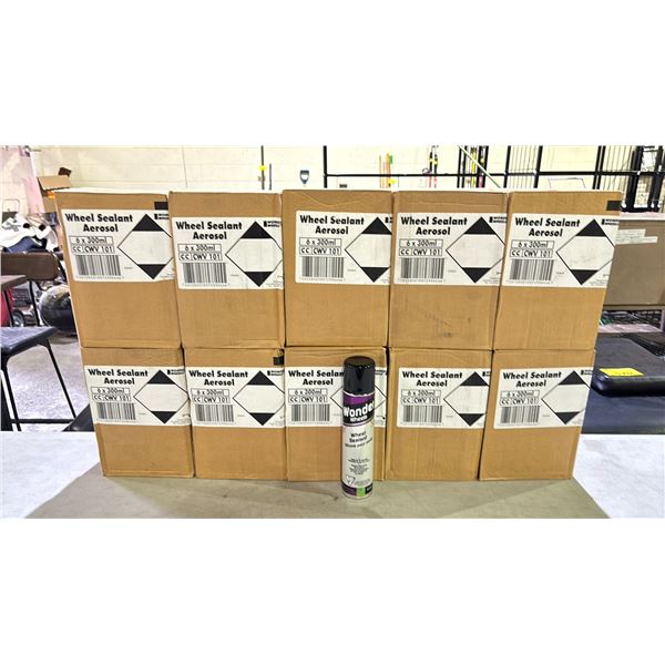 10 CASES OF WONDER WHEELS WHEEL SEALANT AEROSOL 300ML