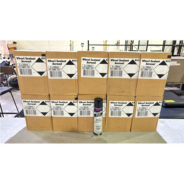 10 CASES OF WONDER WHEELS WHEEL SEALANT AEROSOL 300ML