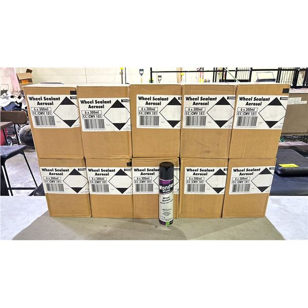 10 CASES OF WONDER WHEELS WHEEL SEALANT AEROSOL 300ML