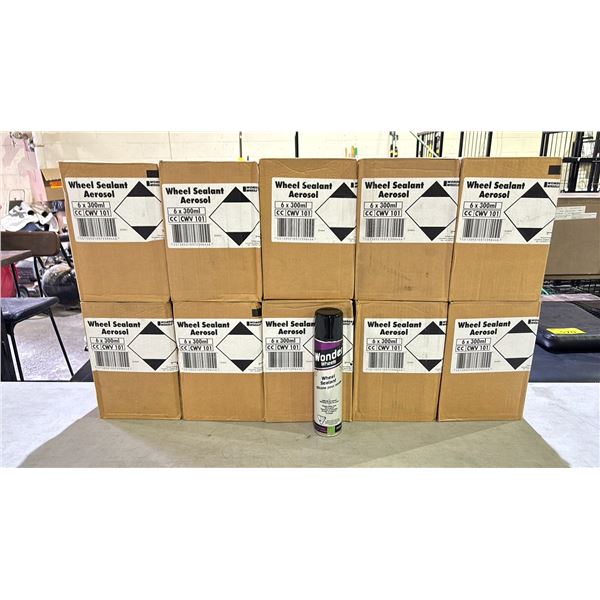 10 CASES OF WONDER WHEELS WHEEL SEALANT AEROSOL 300ML