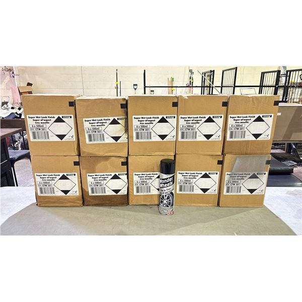 10 CASES WONDER WHEELS TIRE AND TRIM SUPER WET LOOK 500ML