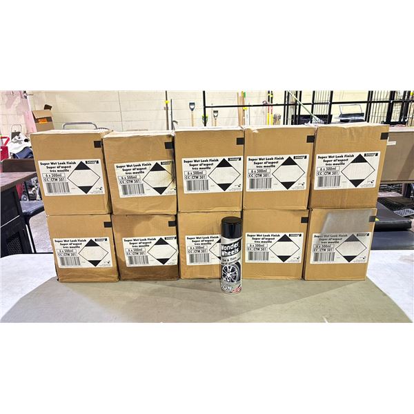 10 CASES WONDER WHEELS TIRE AND TRIM SUPER WET LOOK 500ML