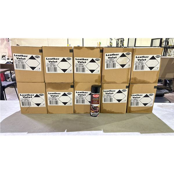 10 CASES CARPLAN LEATHER CLEANER AND CONDITIONER LUXURIOUS LEATHER AROMA 400ML