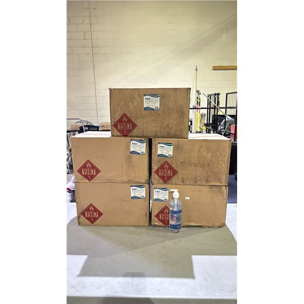 5- CASES OF PRO CLEAN GEL HAND SANITIZER 500ML BOTTLES
