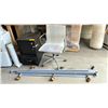 Image 1 : LOT OF ASSORTED ITEMS INCLUDING; MESH ROLLING OFFICE CHAIR, BED FRAME AND MORE