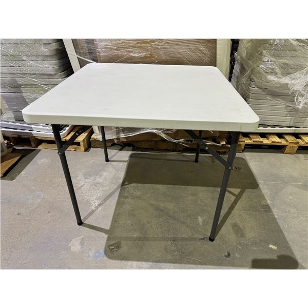 2.85 FOOT SQUARE FOLDING TABLE