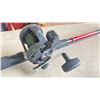 Image 2 : QUANTUM OPTIX 9FT MEDIUM ACTION FISHING ROD W/OKUMA MAGDA PRO DEPTH COUNTER LEVEL-WIND REEL