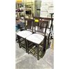 Image 2 : 4 WOODEN BAR STOOLS