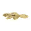 Image 5 : Vintage Birks 10K Yellow Gold 3D Beaver Detailed Textured Finish Charm Pendant