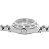 Image 5 : Rolex Ladies Stainless Steel Silver Index Dial 18K White Gold Pyramid Diamond Be