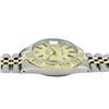 Image 8 : Rolex Mens 36MM 2Tone Yellow Gold And Steel 18K Gold Pyramid Diamond Bezel Datej