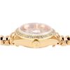 Image 5 : Rolex Ladies Quickset 18K Yellow Gold Diamond Bezel President 26MM