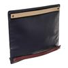 Image 2 : Valentino Navy Blue Leather Double Zip Clutch