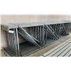 Image 3 : 14 BAYS GALVANIZED INDUSTRIAL PALLET RACKING (15) UPRIGHTS 16FT X 4FT, (60) SIDE BEAMS 102" X 5.5"