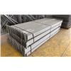 Image 4 : 14 BAYS GALVANIZED INDUSTRIAL PALLET RACKING (15) UPRIGHTS 16FT X 4FT, (60) SIDE BEAMS