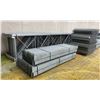 Image 2 : 14 BAYS OF GALVANIZED INDUSTRIAL PALLET RACKING (15) UPRIGHTS 16FT X 4FT, (60) SIDE BEAMS