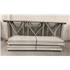Image 1 : 13 BAYS GREY INDUSTRIAL PALLET RACKING (14) UPRIGHTS 16FT X 6FT AND (60) SIDE BEAMS