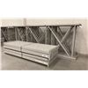 Image 2 : 13 BAYS GREY INDUSTRIAL PALLET RACKING (14) UPRIGHTS 16FT X 6FT AND (60) SIDE BEAMS