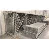 Image 3 : 13 BAYS GREY INDUSTRIAL PALLET RACKING (14) UPRIGHTS 16FT X 6FT AND (60) SIDE BEAMS