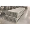 Image 4 : 13 BAYS GREY INDUSTRIAL PALLET RACKING (14) UPRIGHTS 16FT X 6FT AND (60) SIDE BEAMS