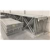 Image 5 : 14 BAYS GREY INDUSTRIAL PALLET RACKING (15) UPRIGHTS 16FT X 4FT AND (60) SIDE BEAMS