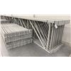 Image 4 : 14 BAYS GREY INDUSTRIAL PALLET RACKING (15) UPRIGHTS 16FT X 4FT AND (60) SIDE BEAMS